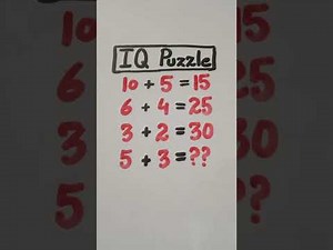 IQ puzzle test challenge