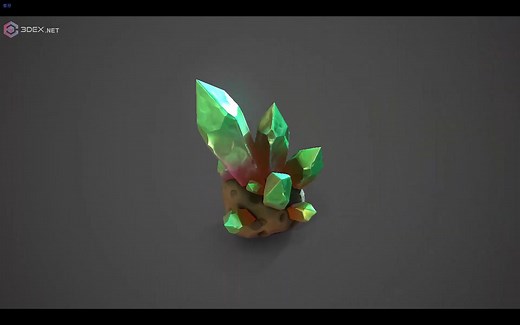 How to Make Stylized Crystals with Maya, 水晶Zbrush, and Substance Painter