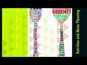 Nutrition Menu and Planning Module 3 summary