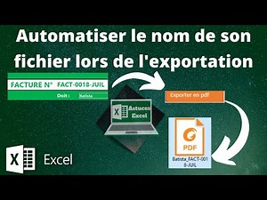 Excel_Vba : Personnaliser le nom de la facture lors de l'export en PDF