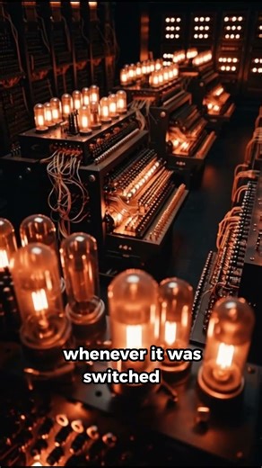 "World’s First Computer Weighed 30 Tons & Dimmed City Lights! 😱 ENIAC 1945 #Shorts"