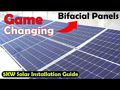 5KW Solar System installation Guide, Longi Bifacial Solar Panels, Home Solar Power