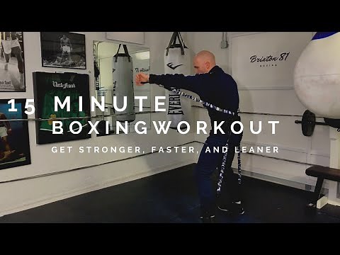 15 Minute Workout | Boxing Resistance Bands Workout | BRIXTON BOXING