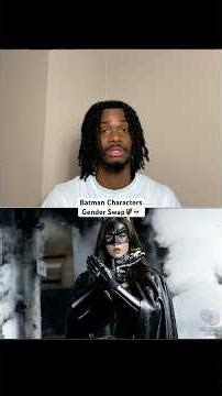 Batman Characters Gender Swap🦇💀 #shorts #timburton #batman #movies #wtf #gender #fsdee #memes #ai
