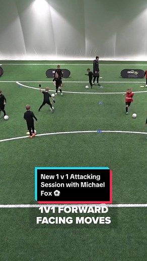 Soccer Attacking Drills: 1 v 1 Sessions with Michael Fox