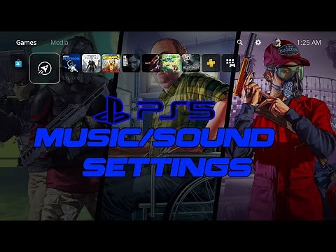 How To Turn Off Home Screen Music & Sound Effects - PS5 Audio Settings PS5 Menu Interface Tips