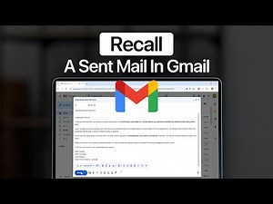 How To Recall A Message In Gmail That's Already Sent?