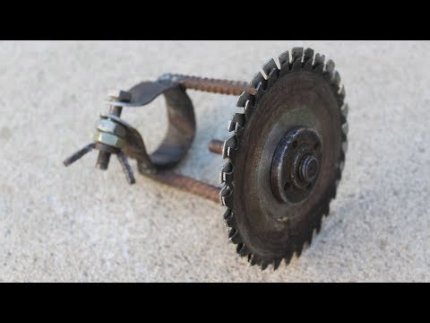 How to Make a Grass Cutter, Garden Tool & Drill Machine Hack