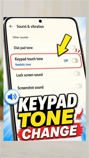 Phone Me Typing Sound Kaise Change Kare? 📱 How to Turn On Keypad Touch Tone 🔥