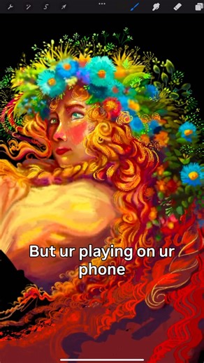 In my defense I usually play slither.io on my computer, not my phone 🫶#artist #drawing #digitalart