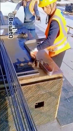 Mastering Steel Bending: Rebar Machine in Action!