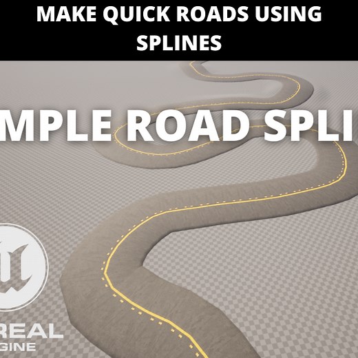 How to Make Roads with Splines in Unreal Engine 5 | Community tutorial