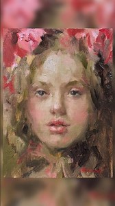 Alla-prima Portrait in Seconds #art #artist #allaprima #oilpaintingtechnique #portrait #timelapse