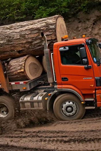 Wrong Move Could End It All 😱 | Extreme Logging Truck