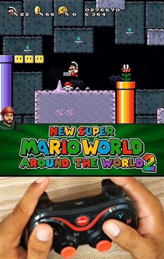 Super Mario World 2 Around the World (SNES) World 6 Level 2 #01