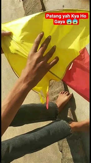 Patang Ke Sath Yah Kya Ho Gaya 😱🤐#shorts #trending #kite #viral #kiteflying #ytshorts #patang #views