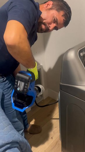 If your dryer is taking too long to dry the clothes, check the vent and clean it. This works great | Countryside Appliance Repair