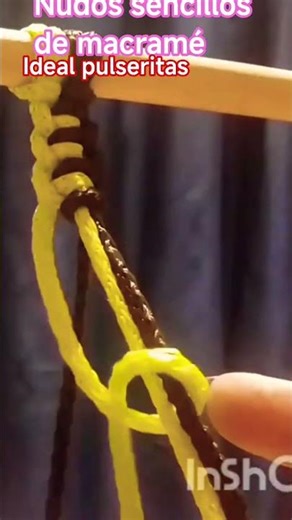 nudos sencillos de macramé #manualidades