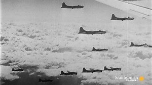 📆 August 1942. Sound ON to climb in the cockpit and go on a daylight bombing mission with the mighty Eighth Air Force. For more vintage footage, tune in tonight at 8PM for Memphis Belle in Color. http://bit.ly/MBincolor | Smithsonian Channel Aviation Nation
