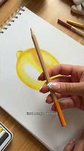 Drawing a lemon for beginners | step-by-step tutorial 🍋✏️