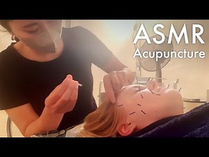 The most relaxing Japanese Facial Acupuncture (Unintentional ASMR, real person ASMR)