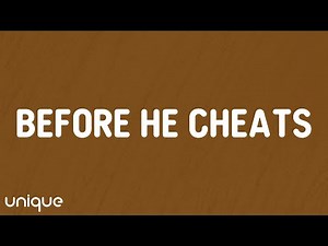 Carrie Underwood - Before He Cheats (Lyrics)