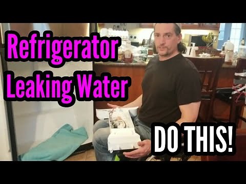 Refrigerator Leaking Water On The Floor DO THIS! #refrigerator #repair #Maytag #Whirlpool