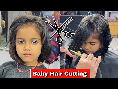 Baby Hair Cutting | Baby Girl Hair Cutting | Haircut Girls | Baby Haircut Tutorial for beginners..