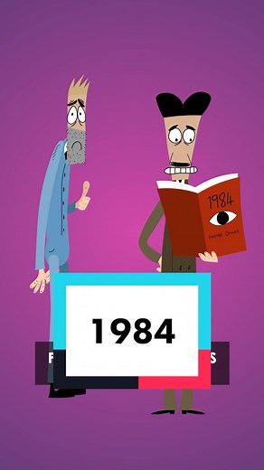 Meet Winston 👍 Full summaries on Orwell’s 1984 on our YouTube channel ▶️ #1984 #georgeorwell #orwell #schoolingonline #1984summary