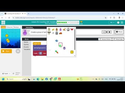 Lesson 25 Counting with Variables 7