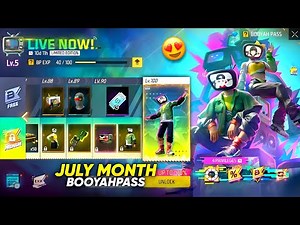 July booyah pass free fire 2025 | July month booyah pass full review | Next booyah pass free fire .