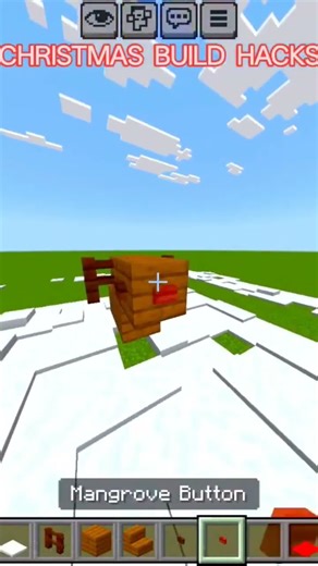 Minecraft christmas build hack #minecraft