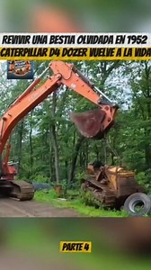 Part 4: Reviving a Forgotten Beast 1952 Caterpillar D4 Dozer comes back to life! #build #building #construction #constructionworker #d4doze | Maquinaria pesada carbonera