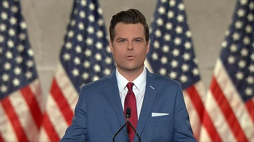 Matt Gaetz delivers speech at 2020 RNC