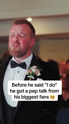Groom’s Surprise Pep Talk from Family Before “I Do”