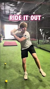 Think about controlling the forward move like ride out my lower half.