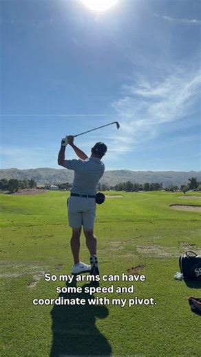 Martin Chuck on Instagram: "Beautiful day for a couple reps. I’m always fighting the sequence of my arm speed vs my hip turn. It’s has been a challenge since I was a kid. “Hockey Hips” and slow arms 😆 #golf #tourstriker #golfer #golfcoach #golfswing #nikegolf #golfisfun #hockey #hips #sequence"