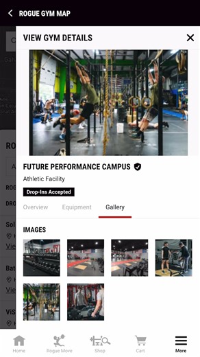 Whether you’ve built your dream garage gym or run a facility that brings people together, we invite you to share your space with the Rogue community through the Rogue Equipped Gyms Map! This interactive feature makes it easy to showcase Rogue-equipped training spaces around the world. Upload photos and videos, highlight your favorite Rogue gear, and connect with others who train the way you do. Check out the gym map using the Rogue App and submit your space today: roguefitness.com/rogue-equipped