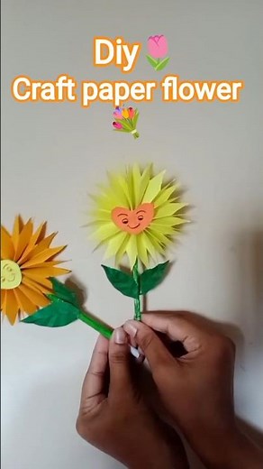 EASY CRAFT IDEAS 💐/ craft ideas/ how to make FLOWER/ paper craft/handmade paper craft 🌷