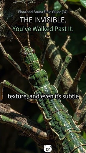 37. 🤯 The Invisible Creature You've Never Seen! #stickinsect #camouflage #nature #wildlife #ins