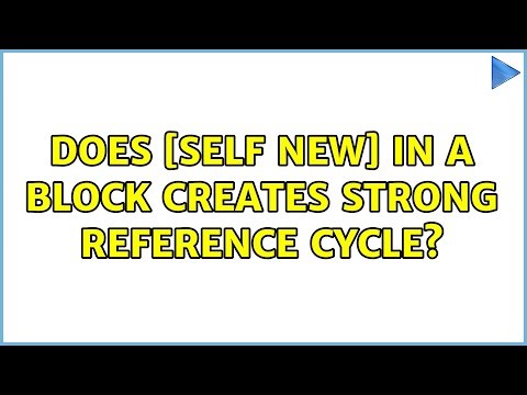 Does [self new] in a block creates strong reference cycle? (3 Solutions!!)