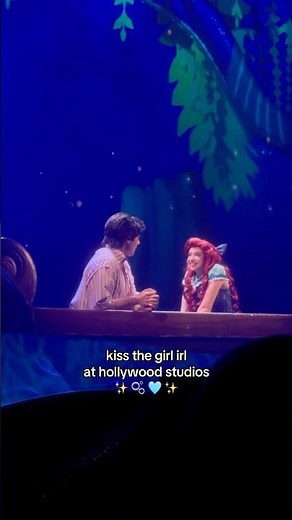 kiss the girl live at hollywood studios 🩵🫧