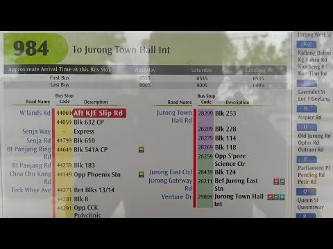 SG♥️BUS | Service 984 Aft KJE Slip Road To Jurong Town Hall Bus Interchange