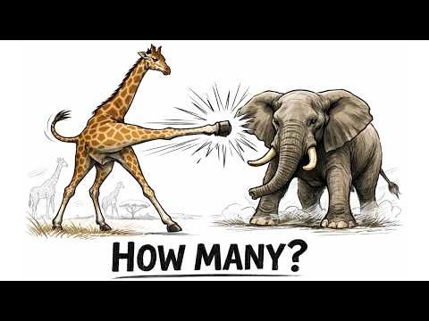 Can One Elephant Survive Multiple Giraffe Attacks?