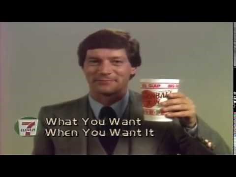 7-11 Big Gulp - Cannonball Run Collector Cup - TV Commercial 1980