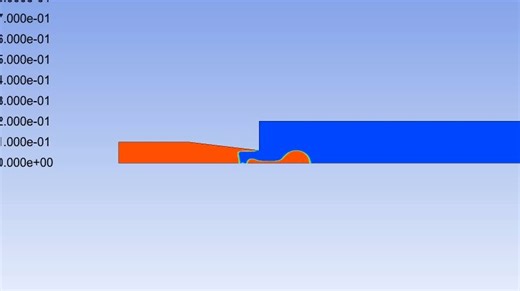 喷墨液滴【Fluent】【VOF】【2D axisymmetric】