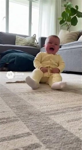 I Was NOT Ready for This Baby Fart… Neither Was the Cat 😂💨