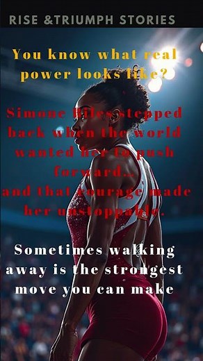 Simone Biles Story|She Walked Away — And Became More Powerful Than Ever|Short story