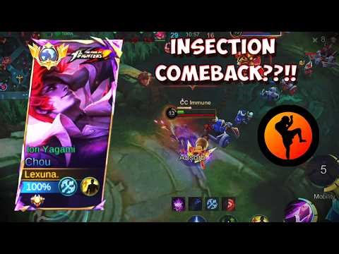 Insection Came Back Because of this Chou Gameplay | Top Global Chou | Chou Gameplay | MLBB Gameplay