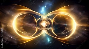 Interstellar Infinity, Celestial Warp, Generative AI